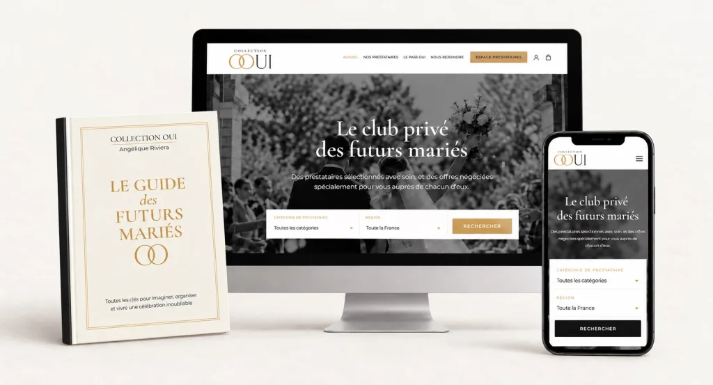 Pack mariage Collection OUI : Guide des futurs mariés et Pass OUI