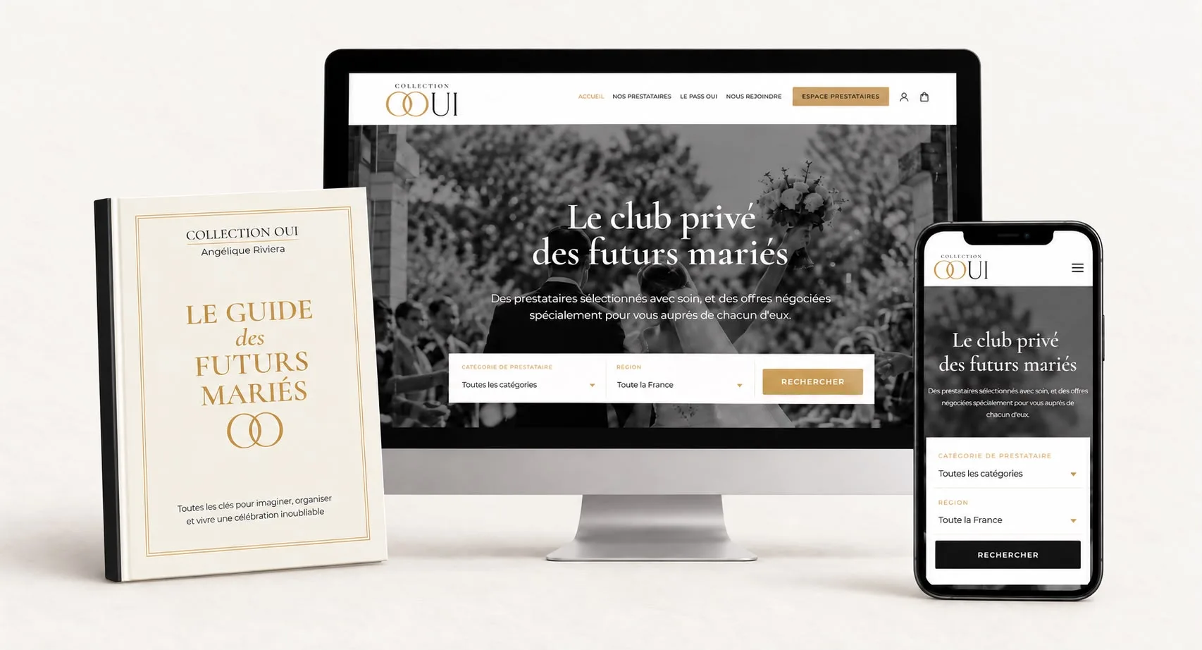 Pack mariage Collection OUI : Guide des futurs mariés et Pass OUI