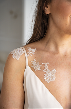 Calais lace for weddings